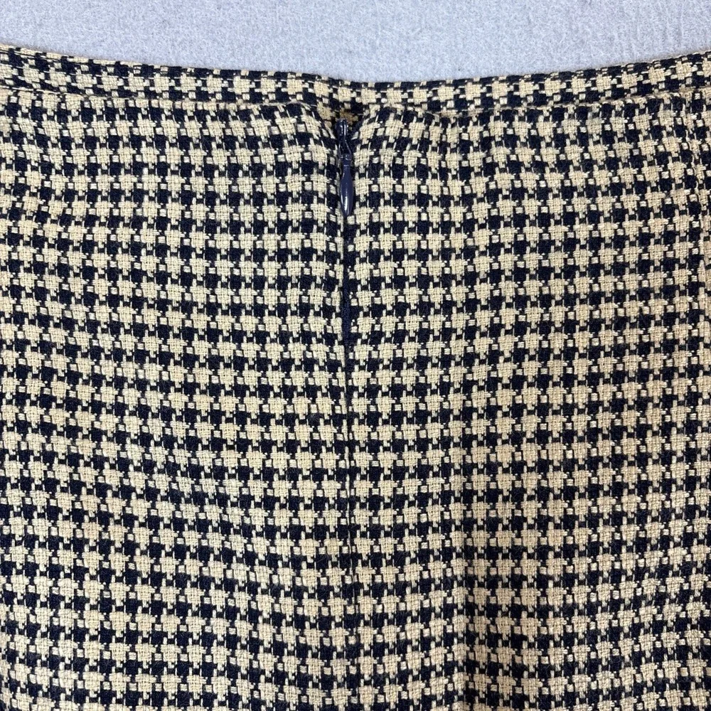 Jones New York Plaid High Waisted Pencil Skirt Lined 100% Rayon Women 14 Y2K NWT
